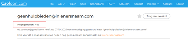 hulp check uit