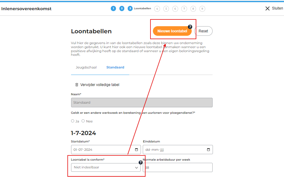 werkwijze B 8